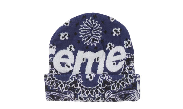 Supreme Bandana Big Logo Beanie