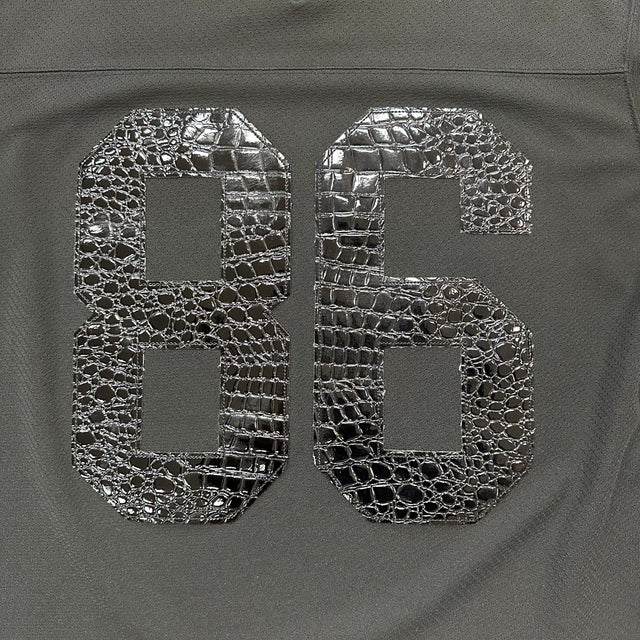 Supreme Faux Croc Football Jersey Black (USED)