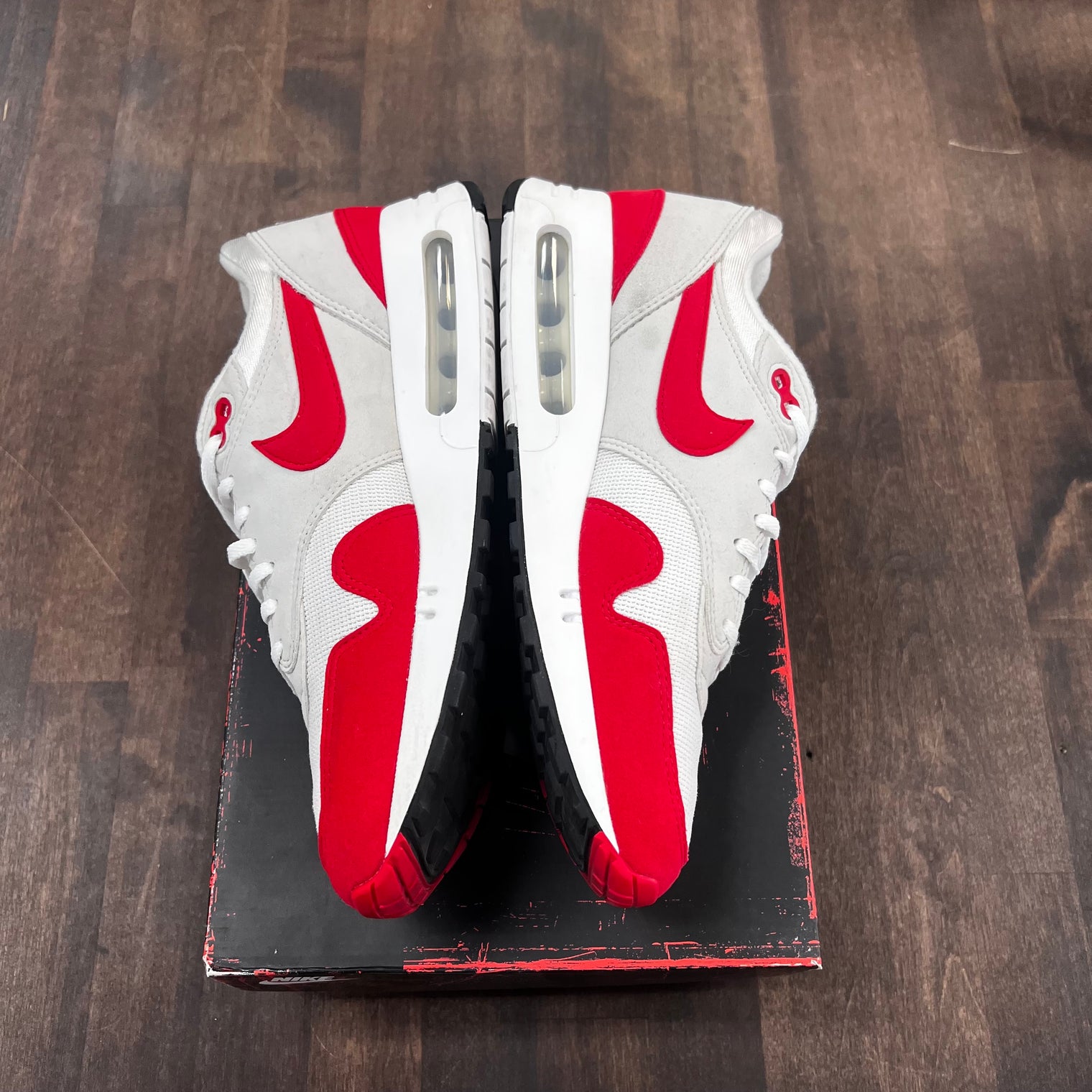 University Red Big Bubble Air Max 1 OG (USED)
