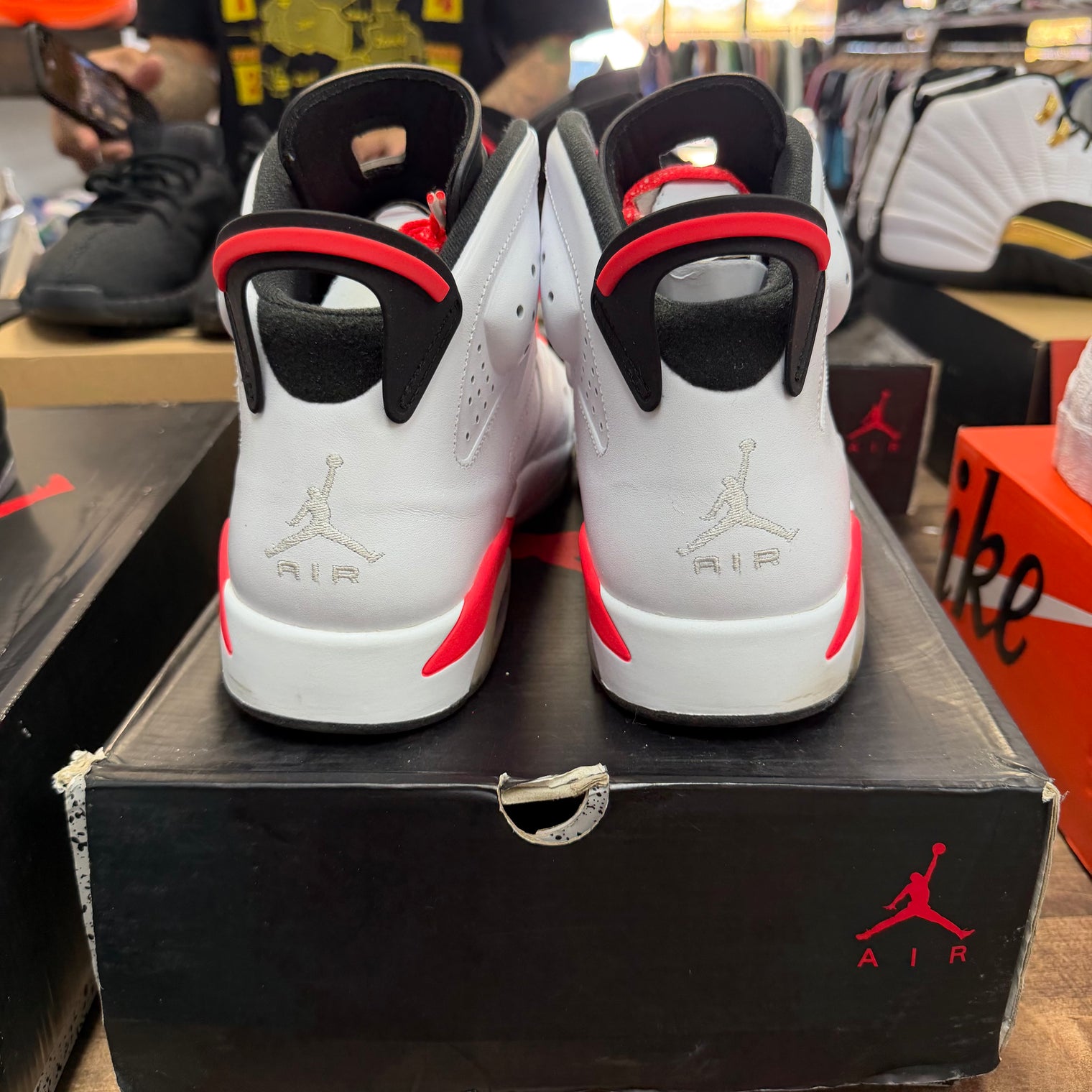 White Infrared Jordan 6 Retro (2014) (USED)
