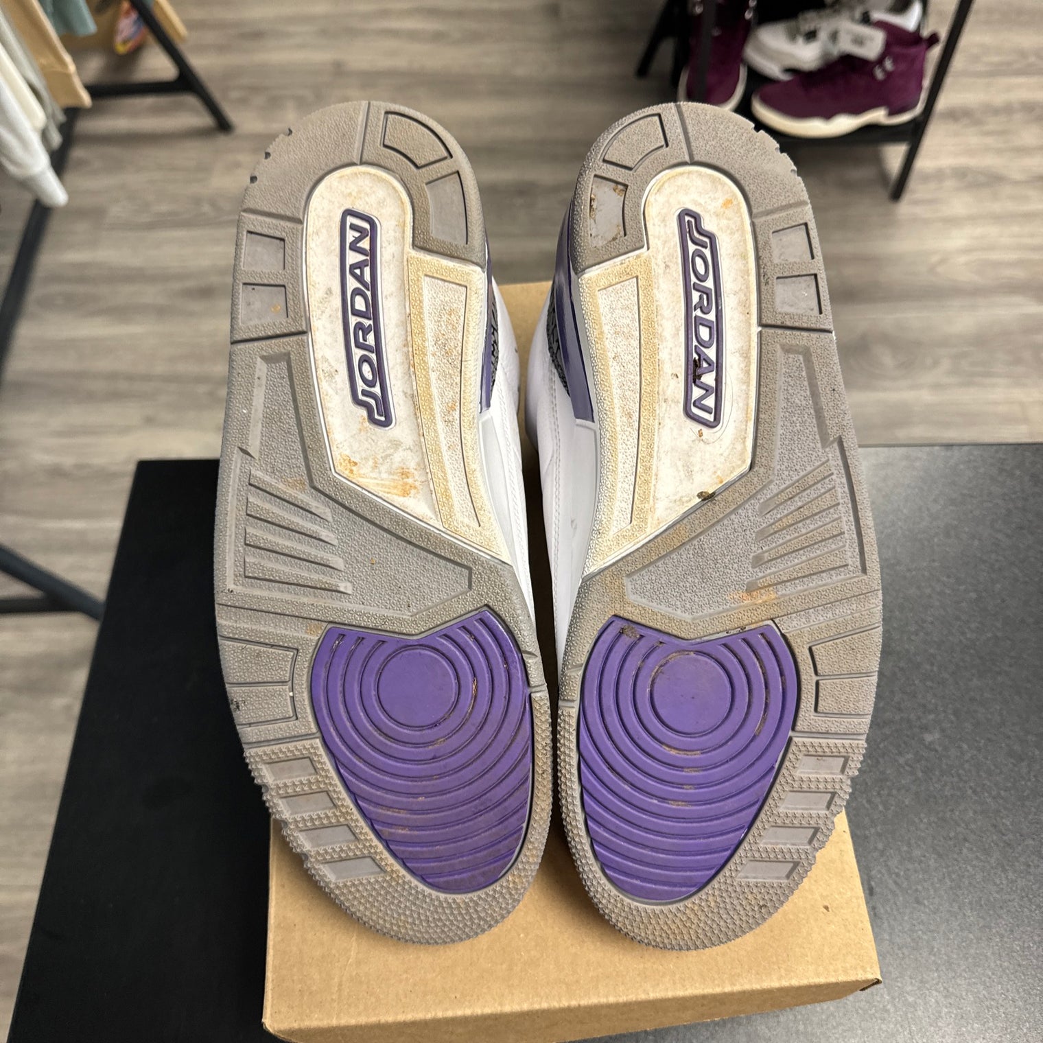 Dark Iris Jordan 3 (USED, no box)