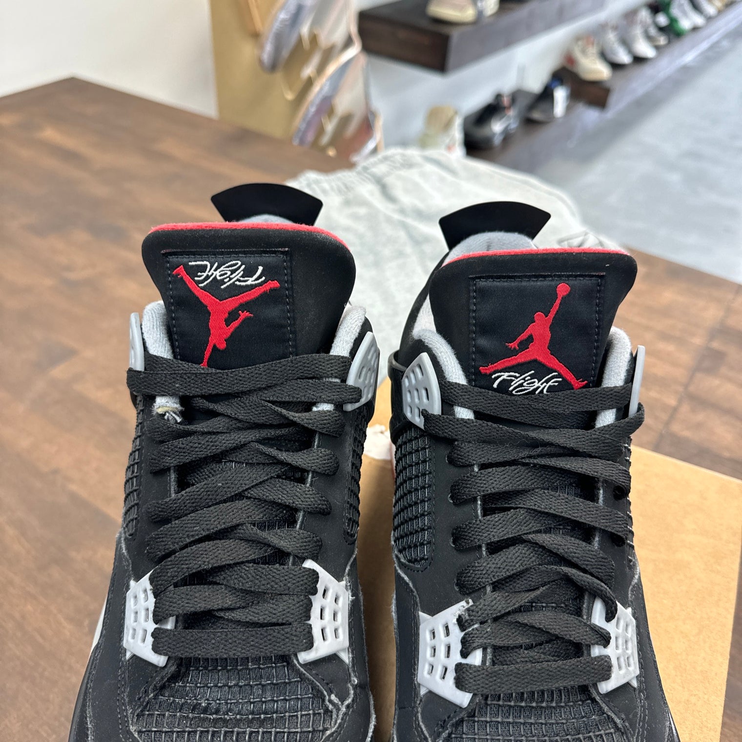 Jordan 4 Bred 2019 (Upside down tongue) (USED NO BOX)