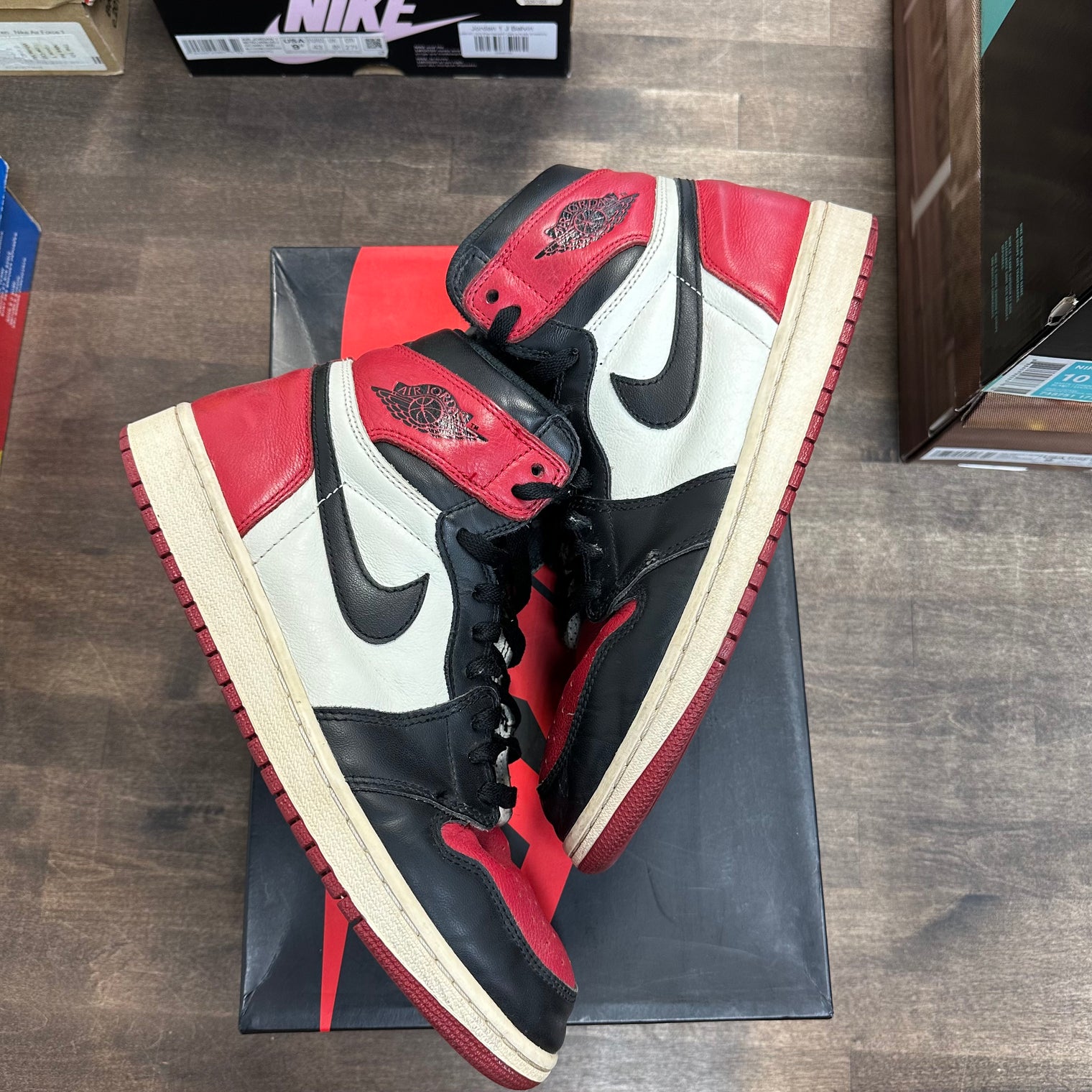 Bred Toe Jordan 1 High (USED)