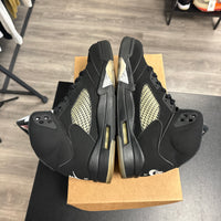 Black Metallic Jordan 5 (USED;No Box)