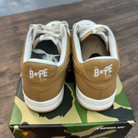 White Beige A Bathing Ape Bape Sta (USED)