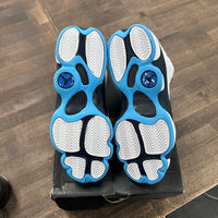 White Obsidian Powder Blue Jordan 13 Retro (Lightly Worn)