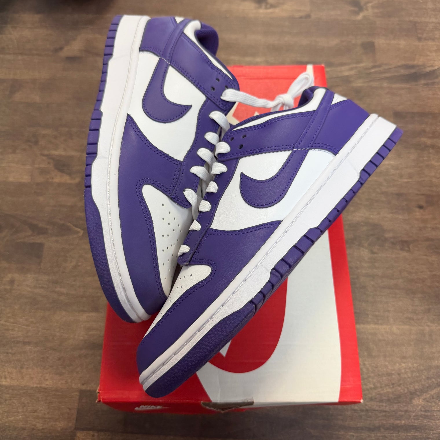 Championship Court Purple Nike Dunk Low (Lightly Worn)