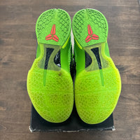 Grinch Kobe 6 (USED)