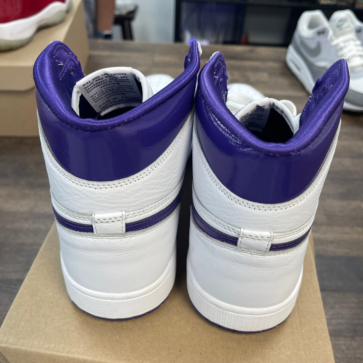 (W) Metallic Purple Jordan 1 High (USED, No Box)