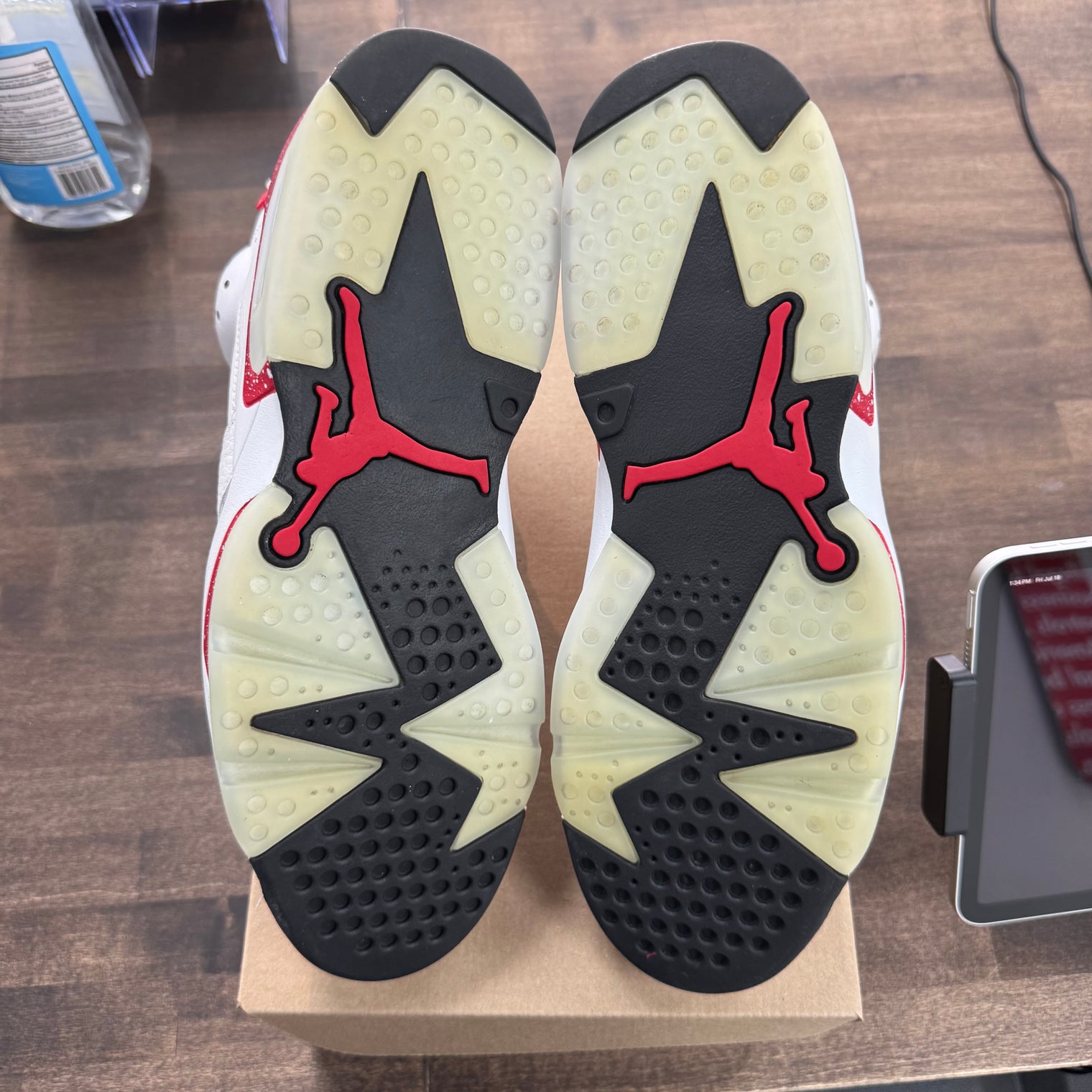 University Red Jordan 6 Retro (USED, No Box)