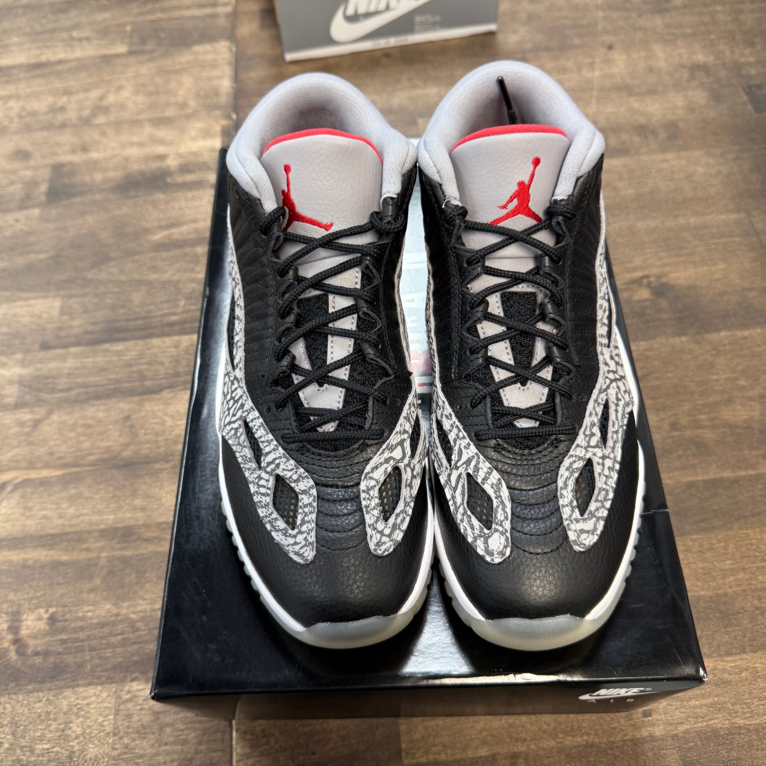 Black Cement Jordan 11 Low IE (Lightly Worn)