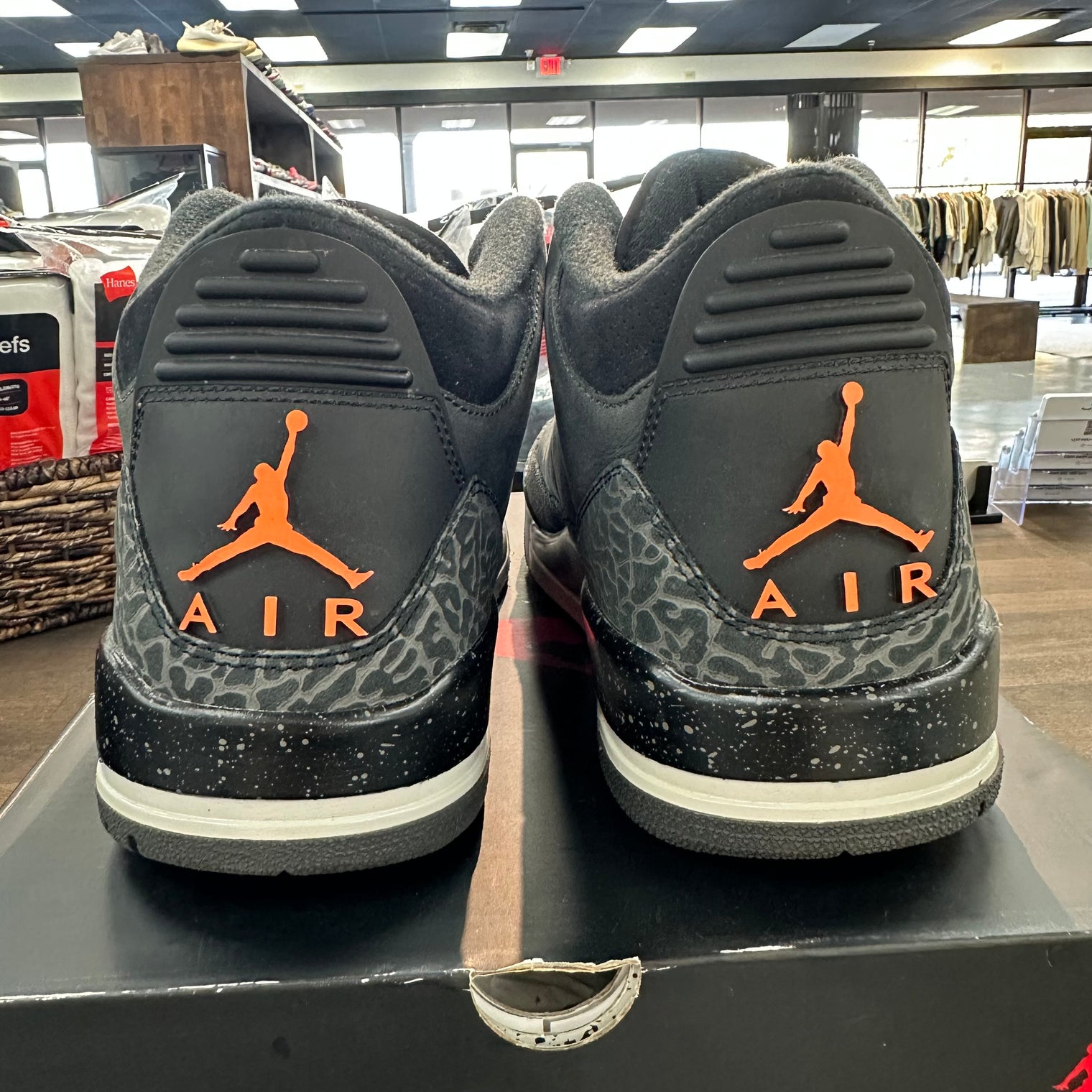 Jordan 3 Retro Fear Pack (2023) (USED, Replacement Box)