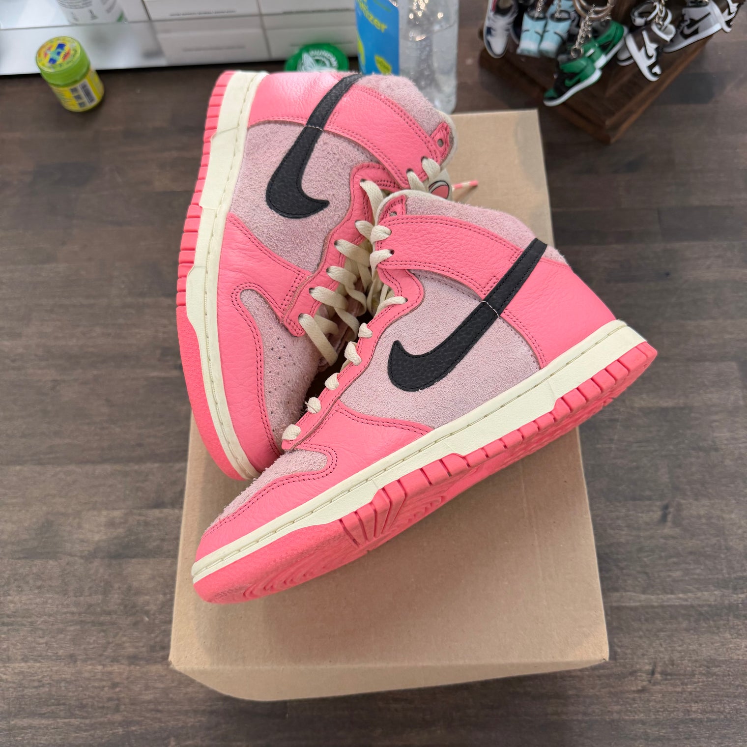 Hoops Pack Pink Nike Dunk High (W) (USED, No Box)