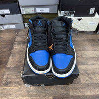 Black Royal Blue Jordan 1 Mid (USED)