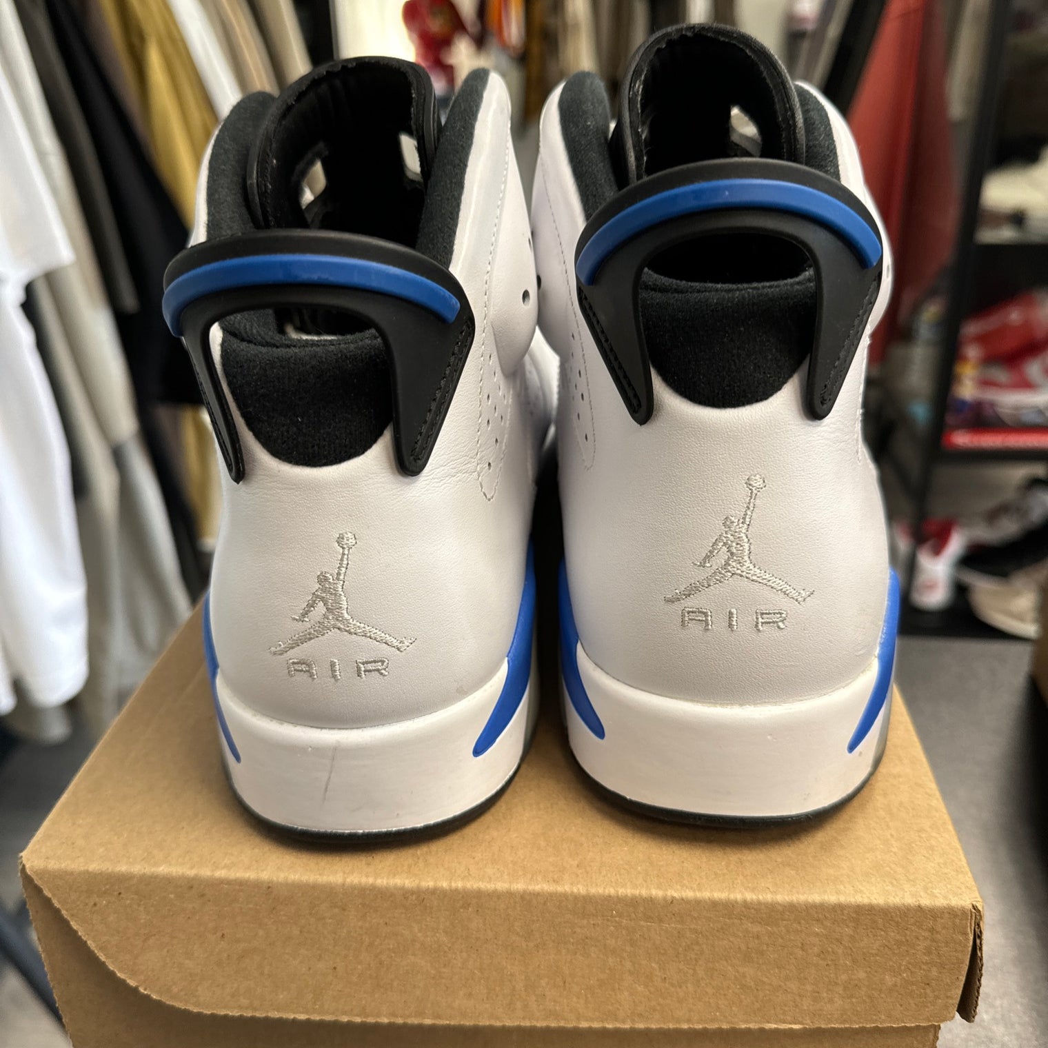 Sport Blue Jordan 6 (USED, No Box)