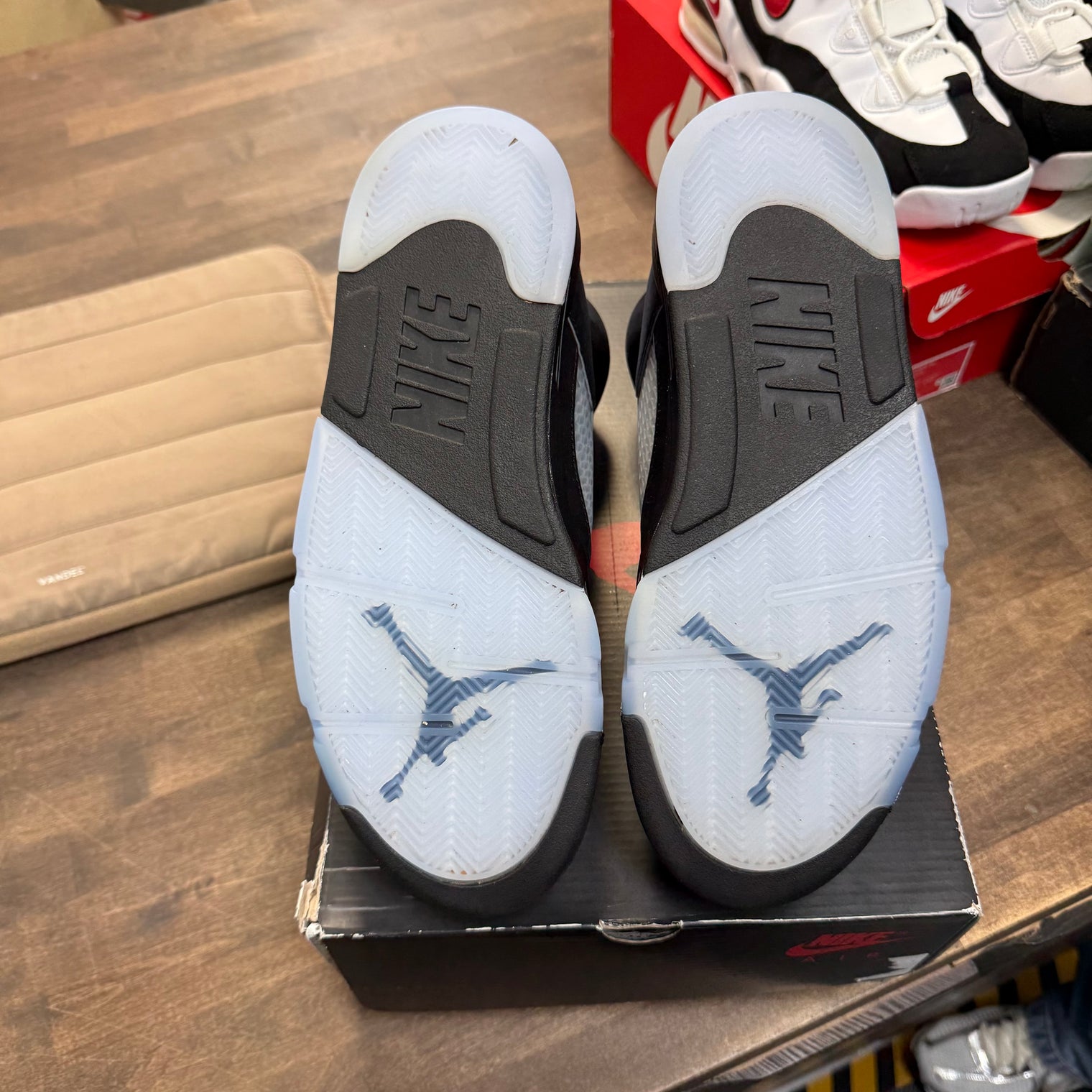 Black Metallic Jordan 5 (2025) (Lightly Worn)