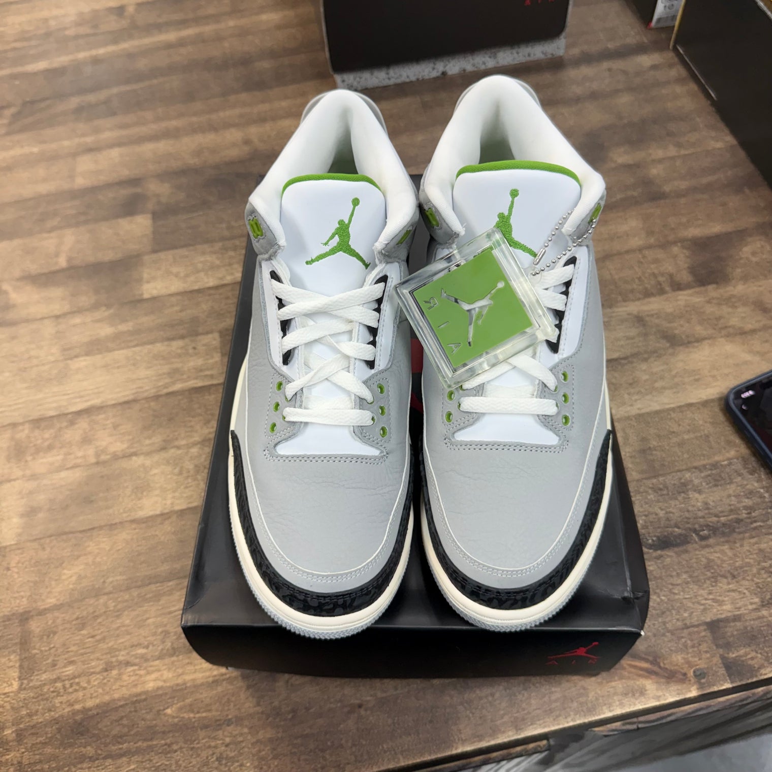 Chlorophyll Jordan 3 Retro (Lightly Worn)