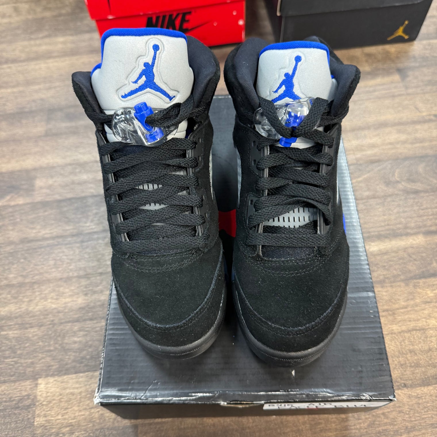 Racer Blue Jordan 5 (GS) (Lightly worn)