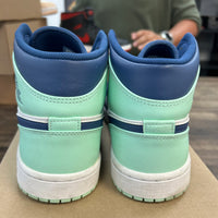 Mystic Navy Mint Foam Jordan 1 Mid (USED, No Box)