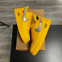 Off-White ICA University Gold Air Force 1 Low (USED, No box)