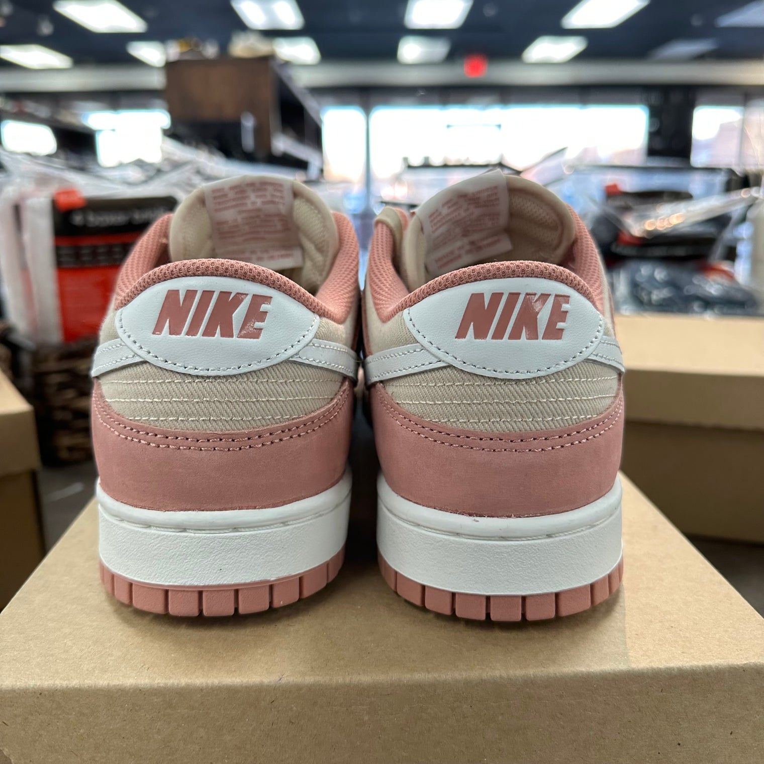 Nike Dunk Low PRM Red Stardust (US 11) (Lightly Worn, No Box)