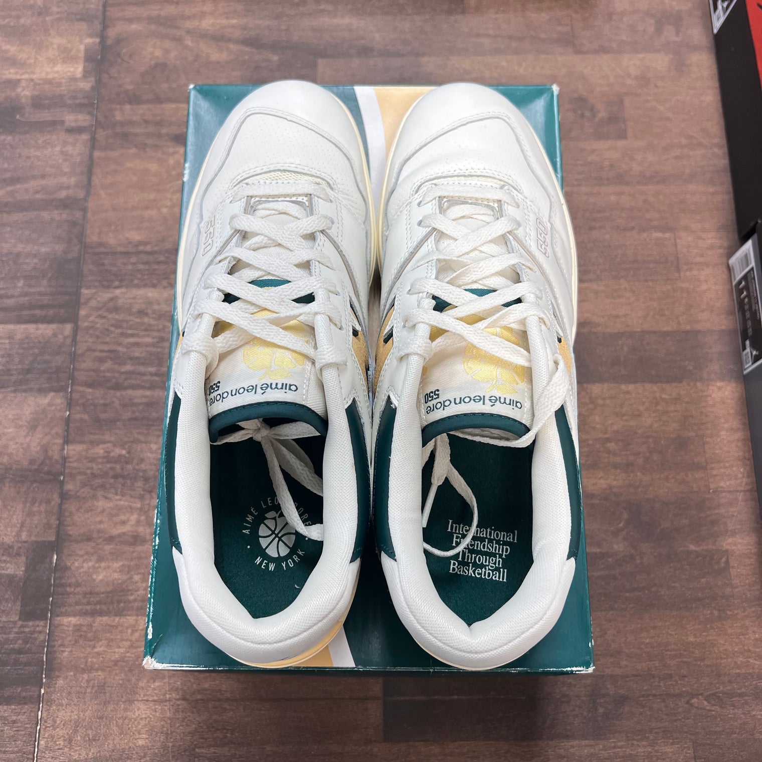 Aime Leon Dore Natural Green New Balance 550 (USED)