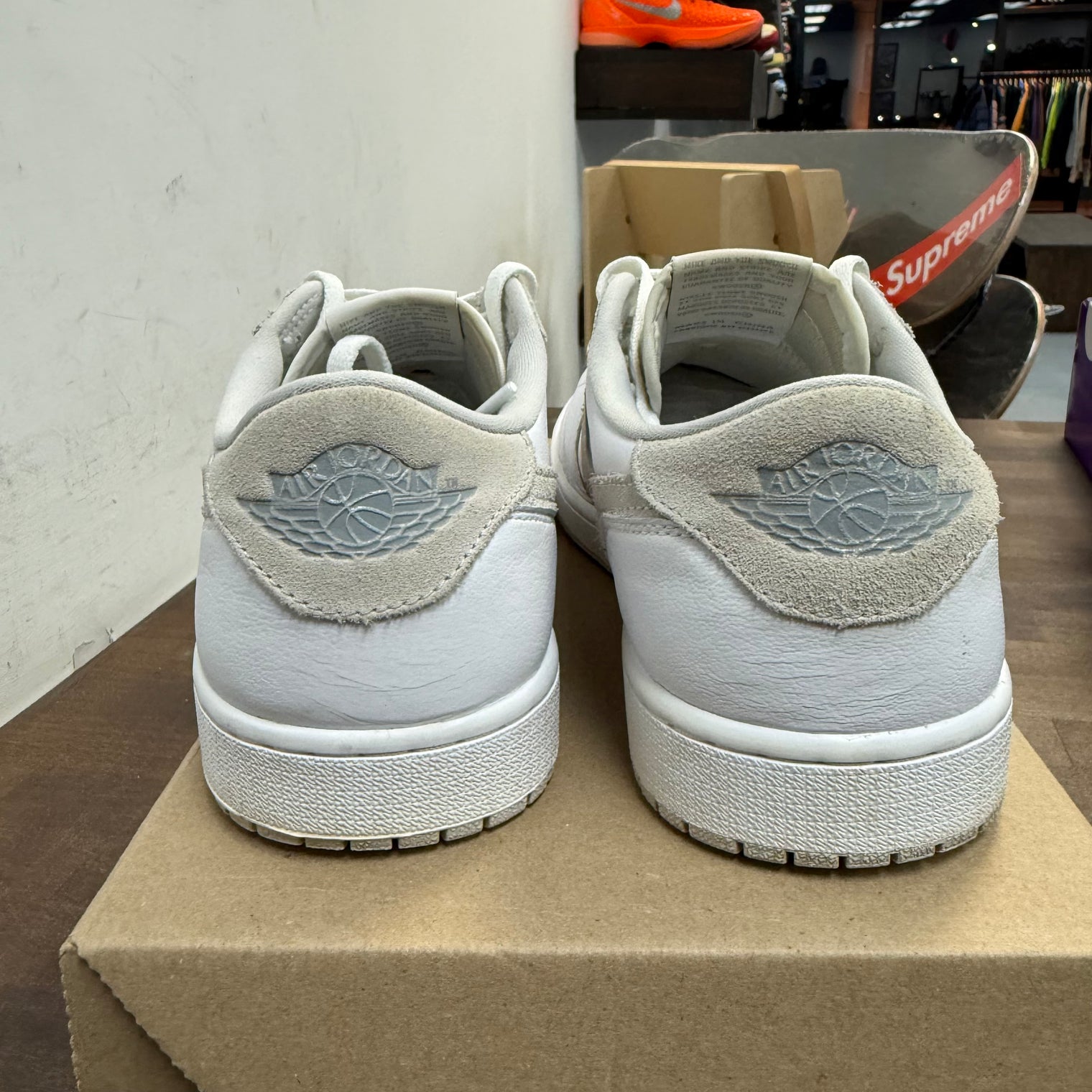 Neutral Grey Jordan 1 Low OG (USED, No Box)