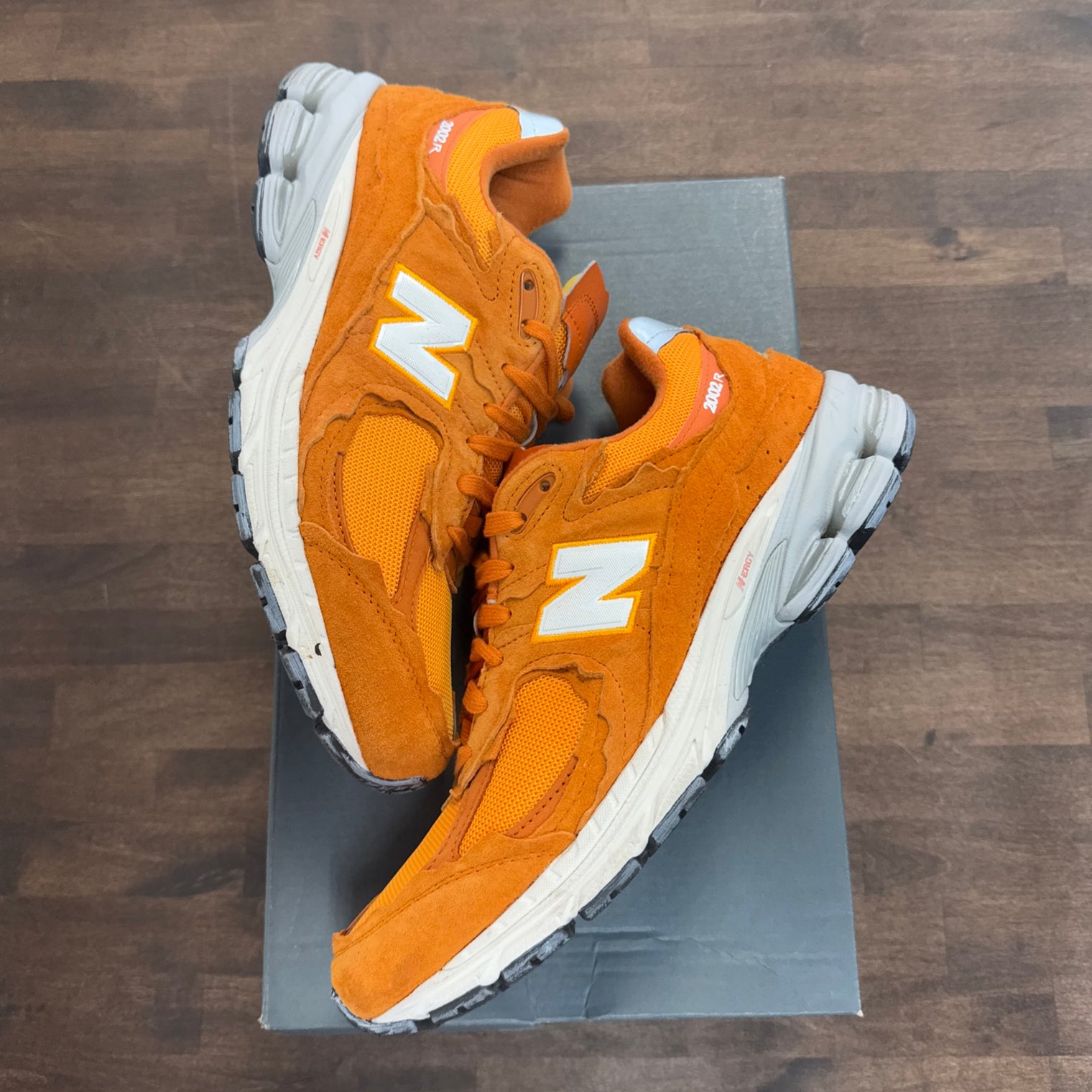 Vintage Orange New Balance 2002R Protection Pack (USED)