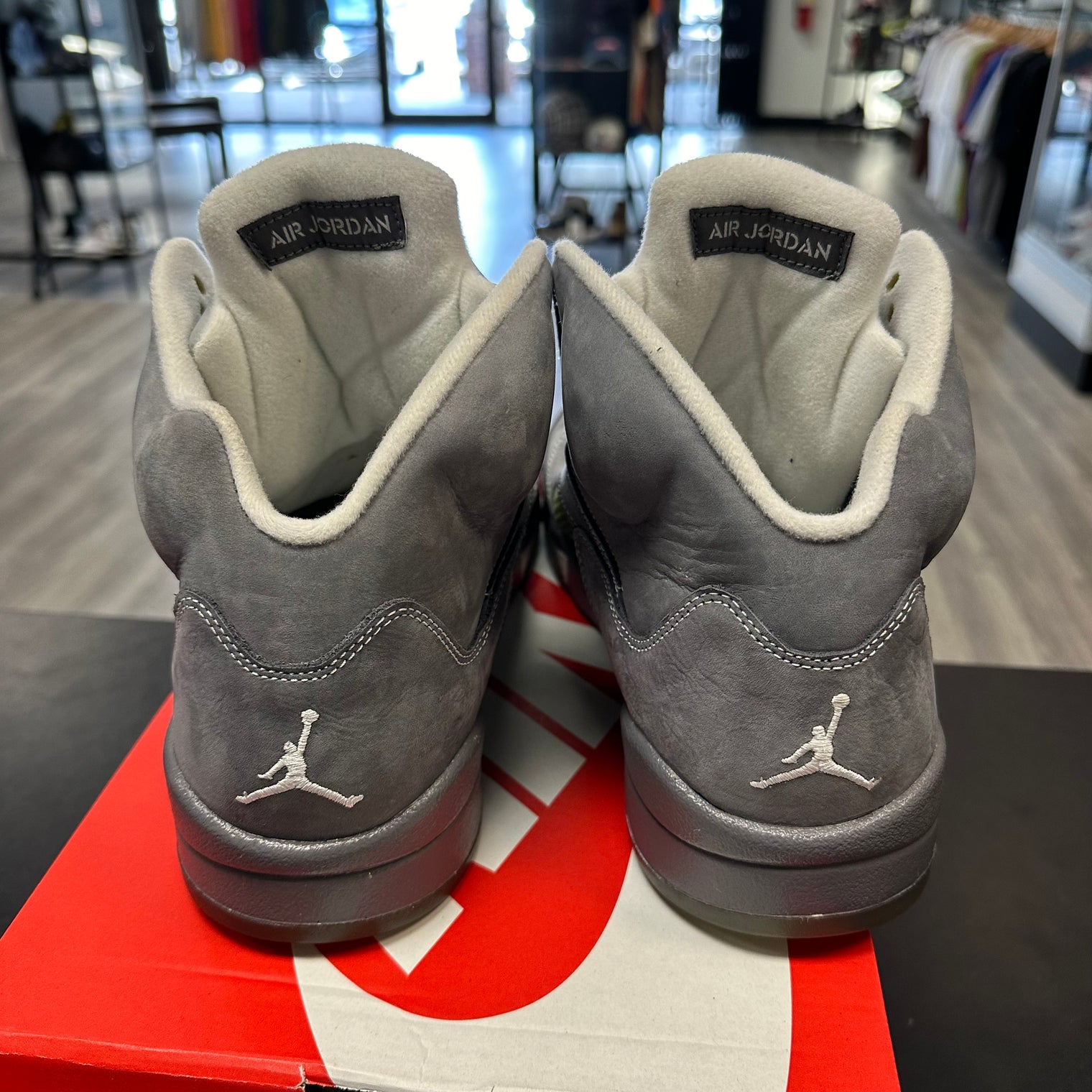Wolf Grey Jordan 5 (USED, no box)