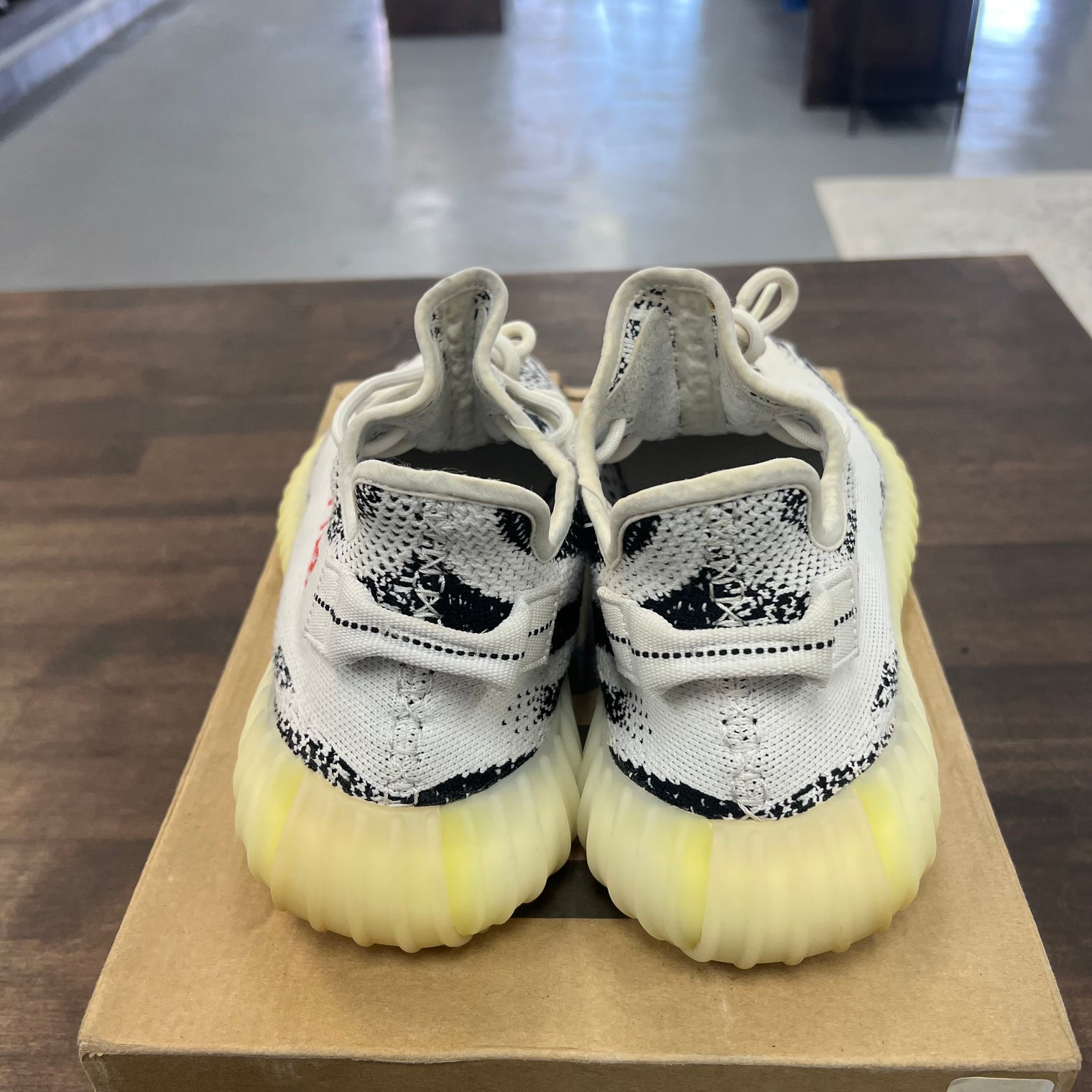 Zebra Yeezy 350