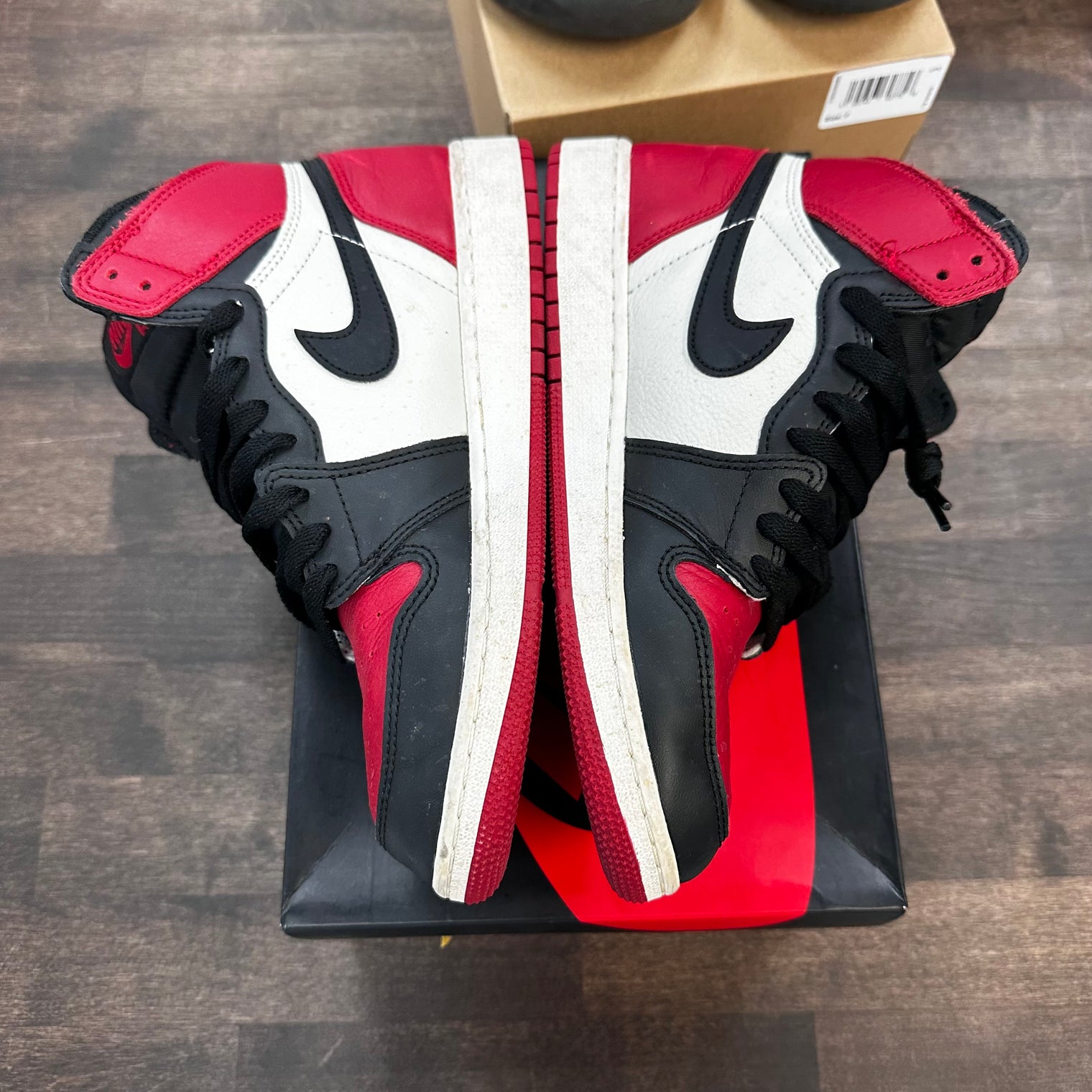 Bred Toe Jordan 1 High (GS) (USED)