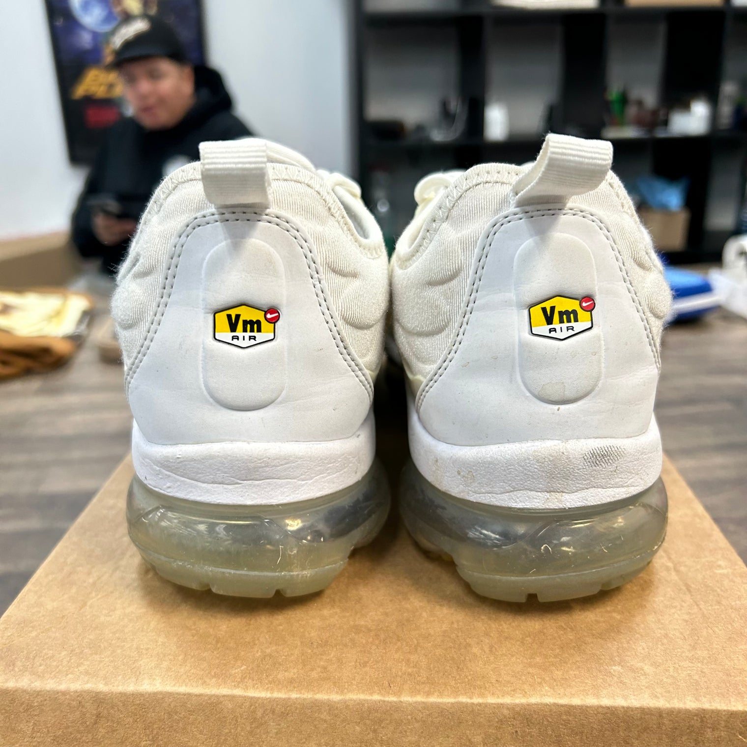 Nike Air VaporMax Plus White (USED, No Box)