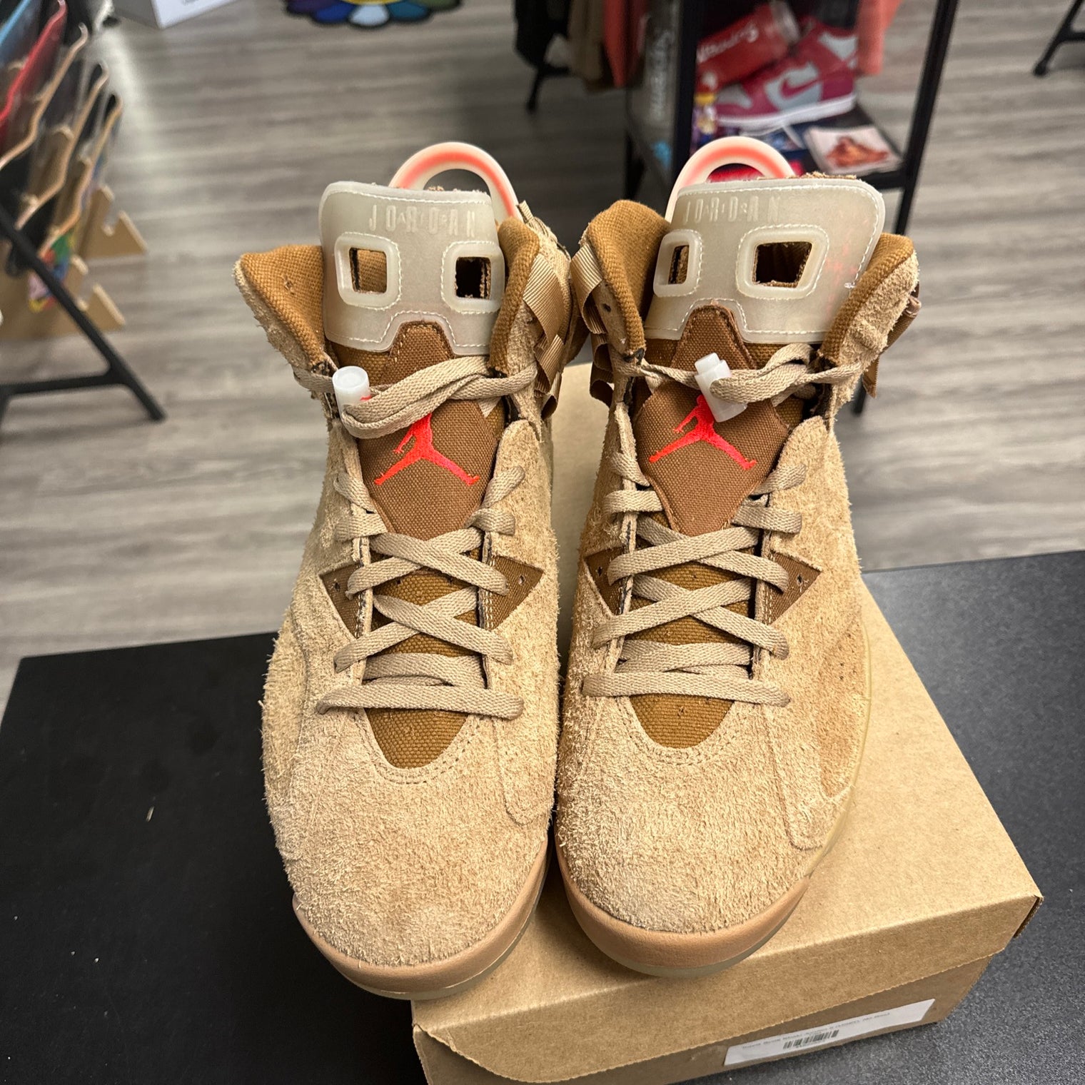 Travis Scott Khaki Jordan 6 (USED, No Box)