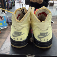 Off-White Sail Jordan 5 (USED)