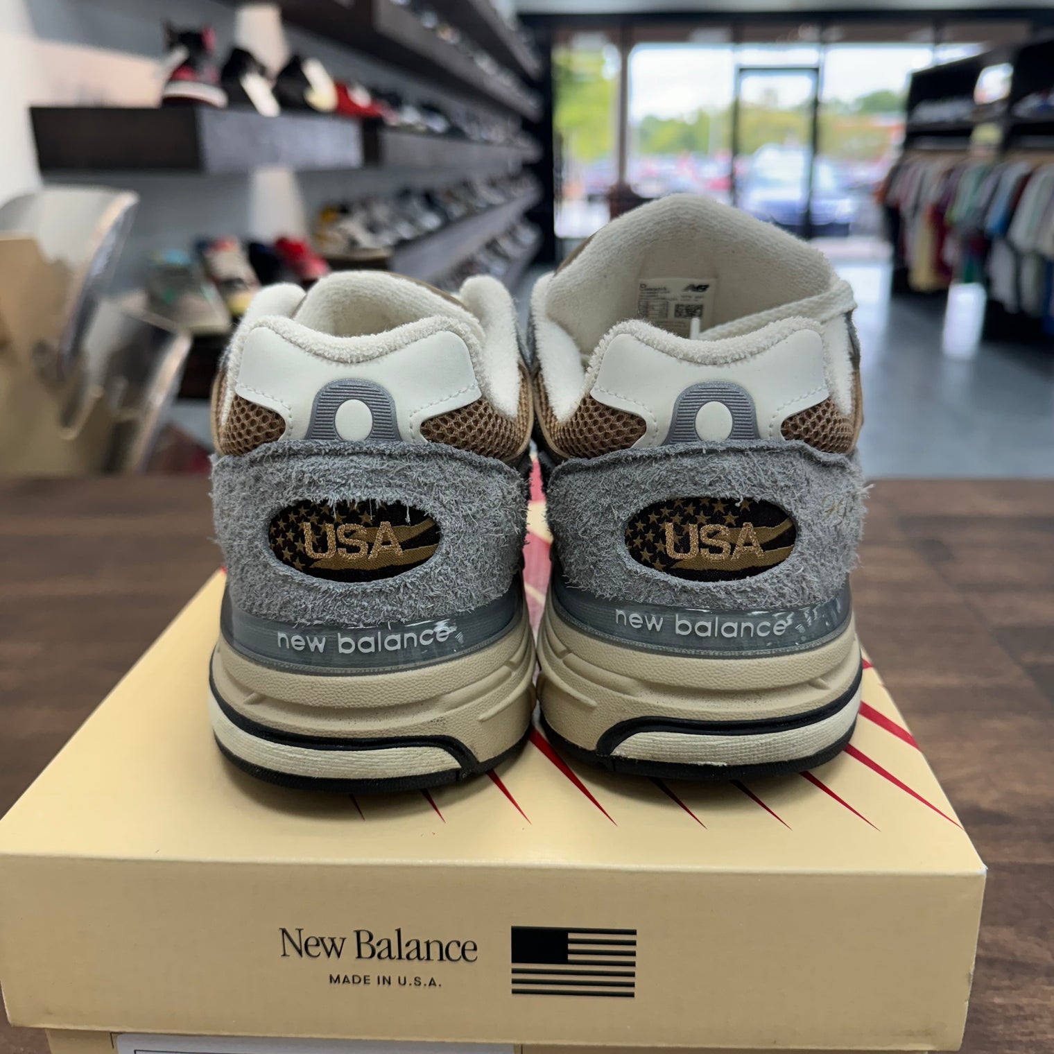 Teddy Santis MiUSA Shadow Grey Driftwood New Balance 993 (USED)