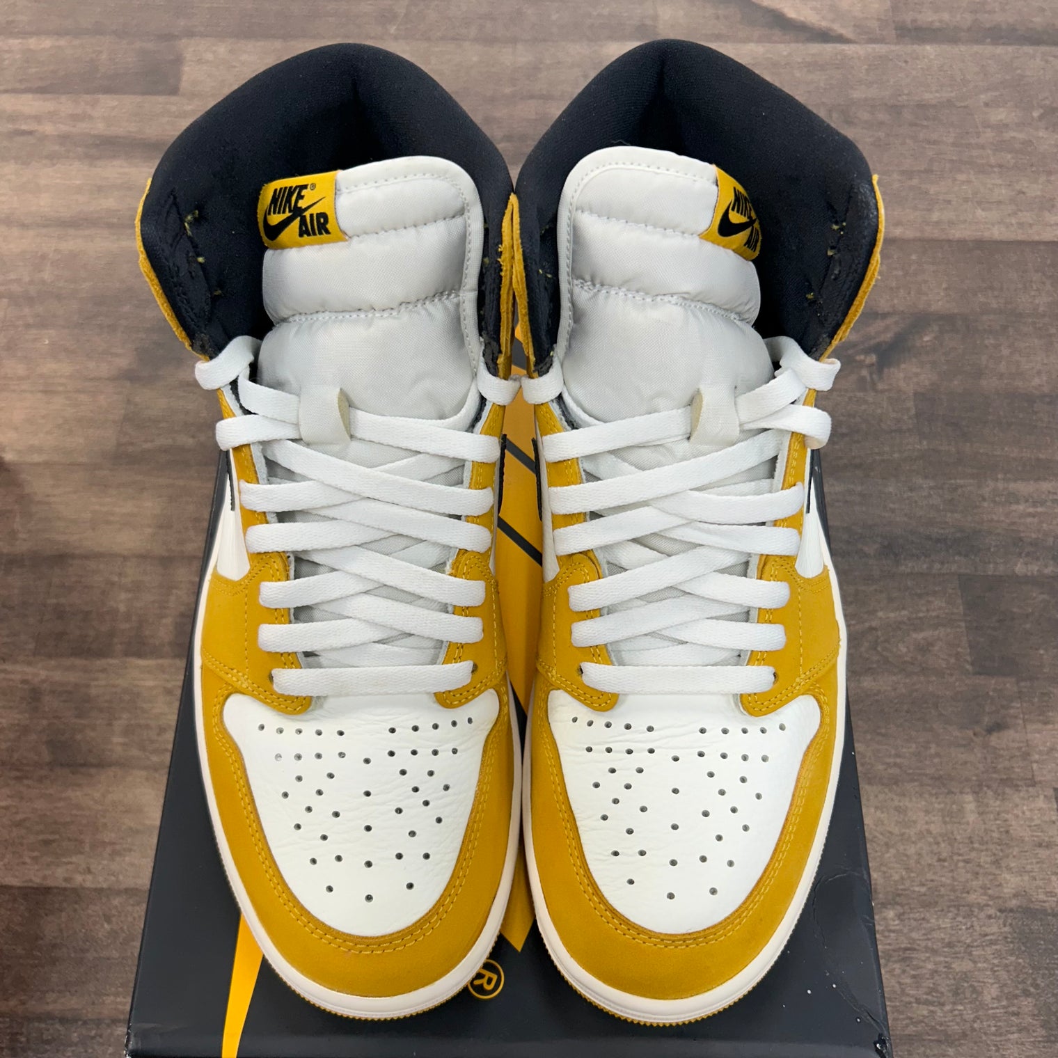 Ochre Jordan 1 High (USED, Replacement Box)