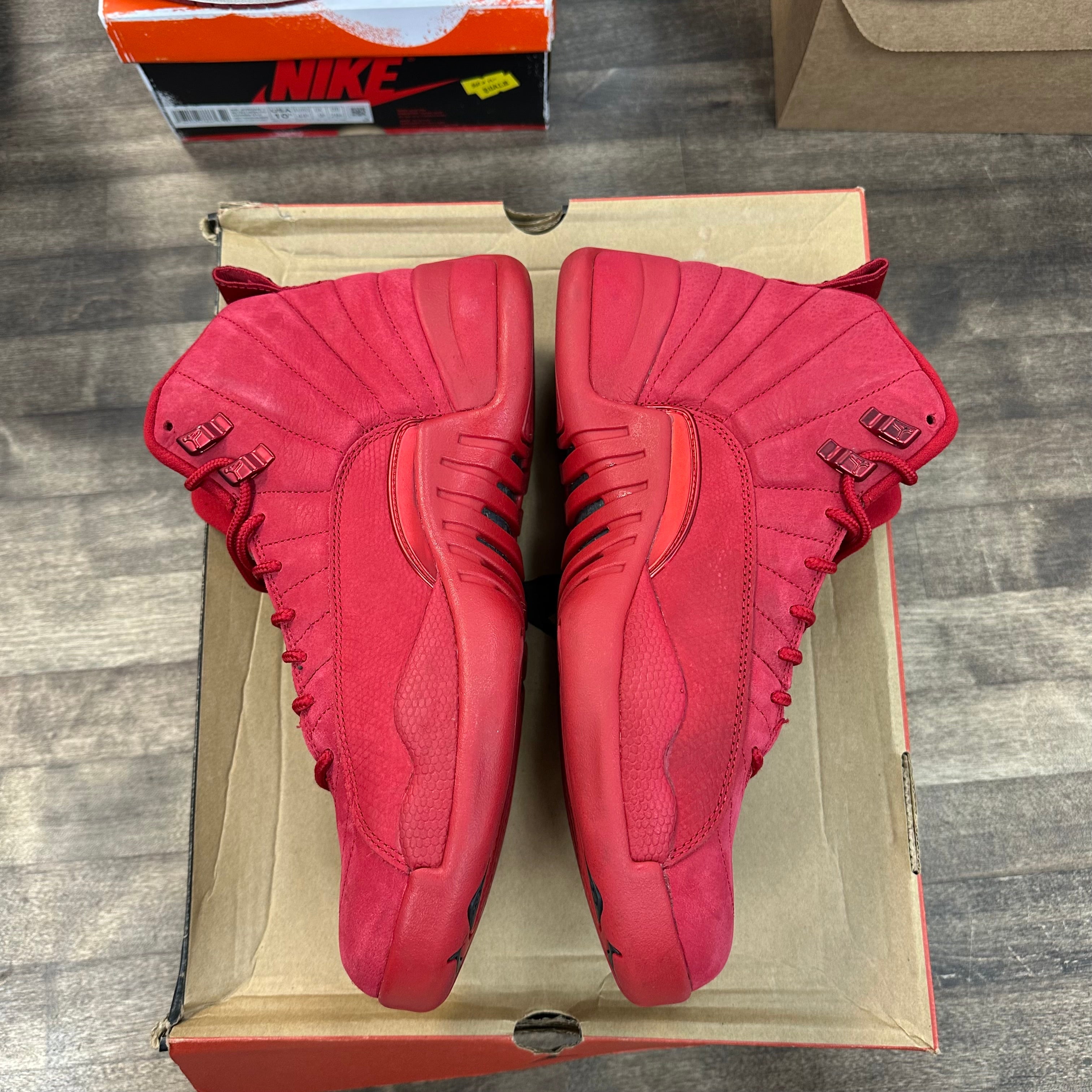 Jordan 12 Retro Gym Red (2018) (US 10.5) (USED) Size 10.5 (Pre-Owned) - Image 3