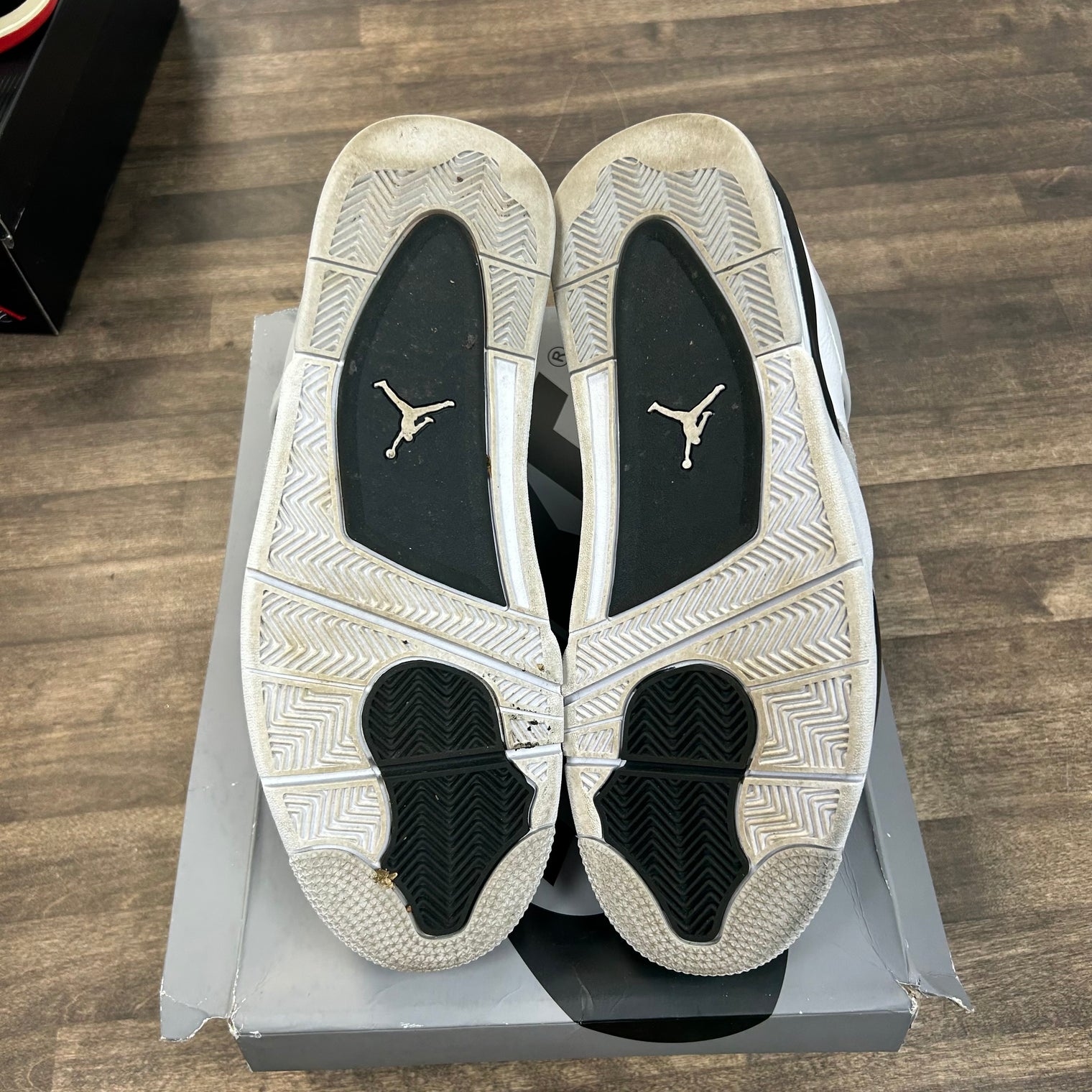 Military Black Jordan 4 Retro (USED, Replacement Box)