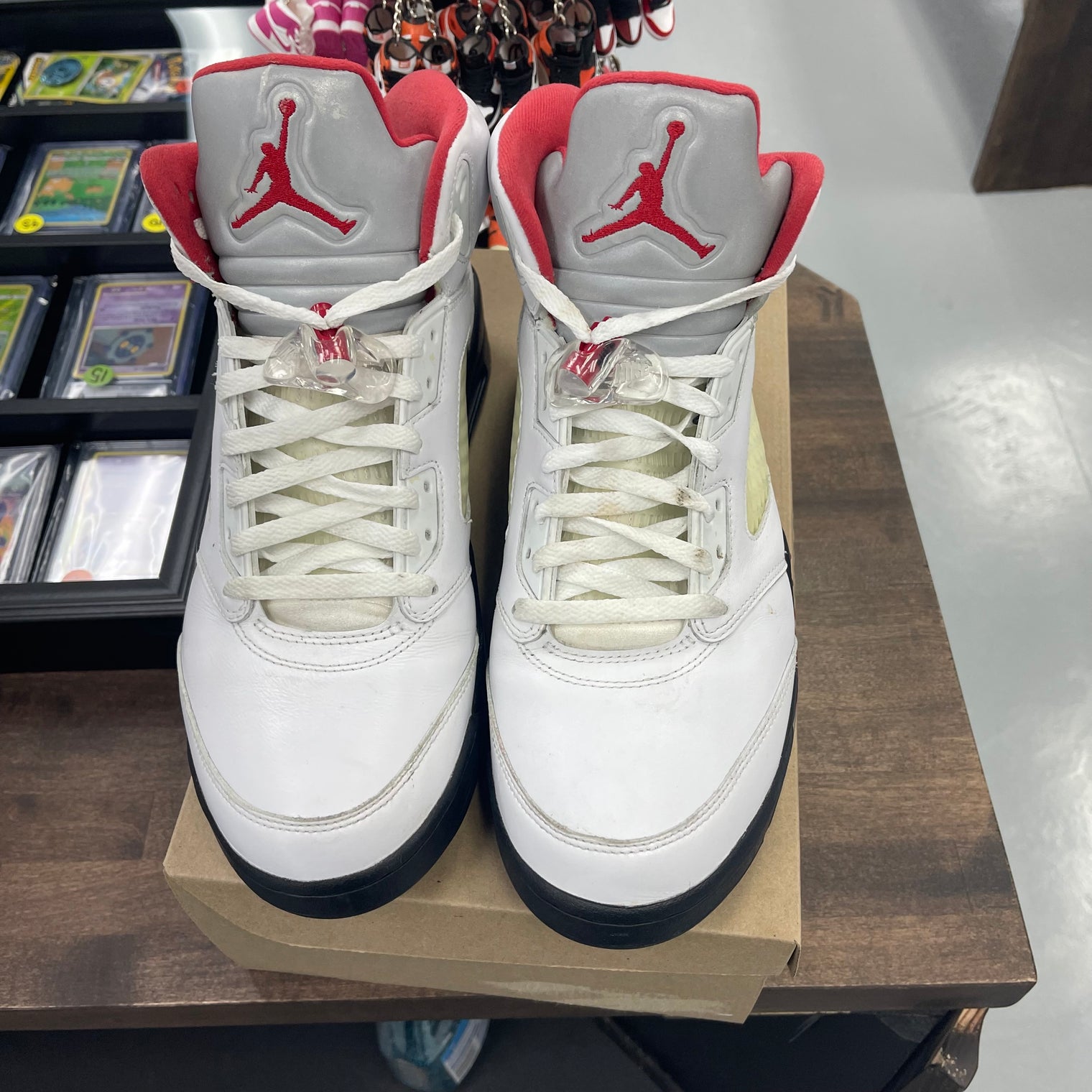 Fire Red Jordan 5 (USED, No Box)