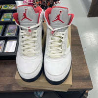 Fire Red Jordan 5 (USED, No Box)
