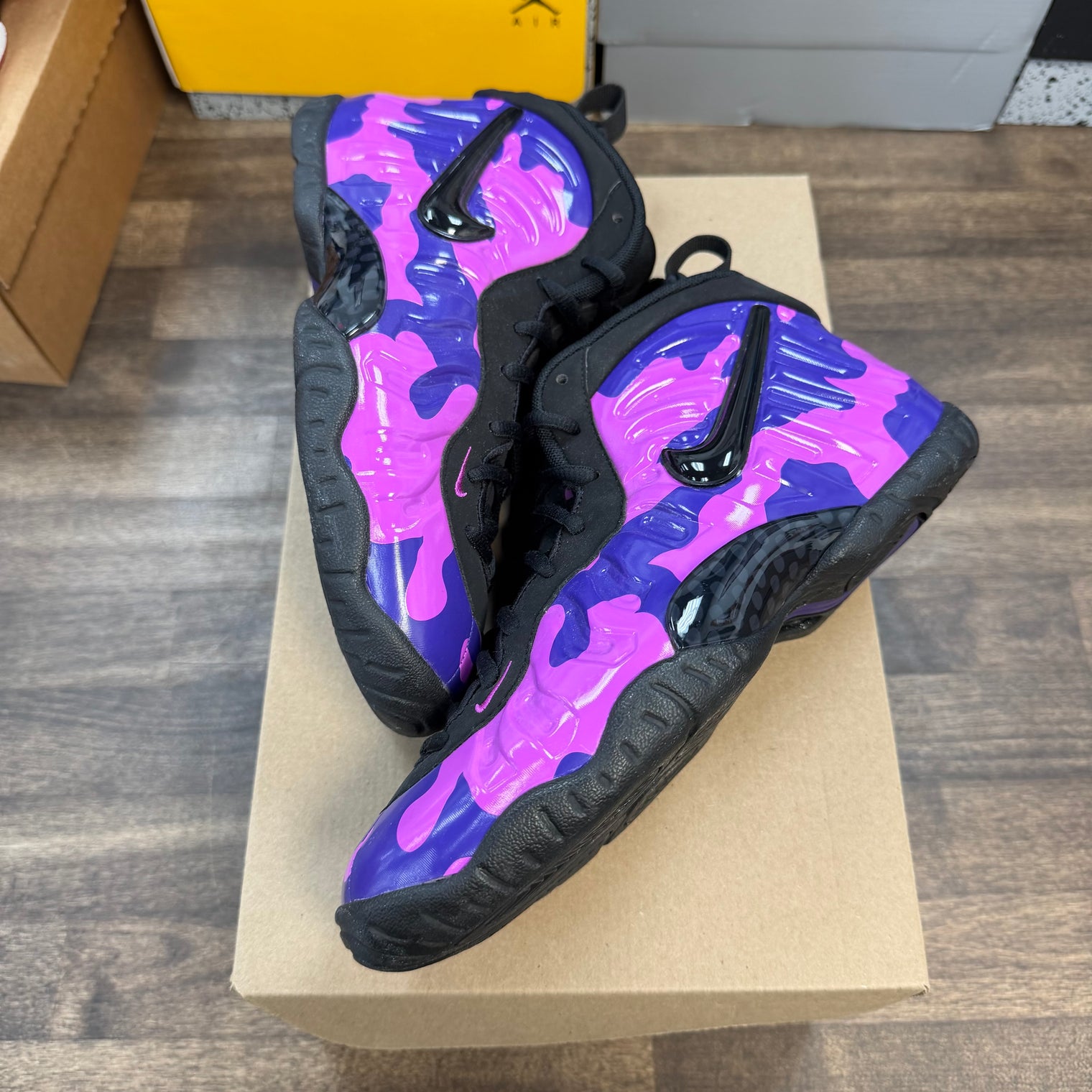 Purple Camo Foamposite One (Lightly Worn, No Box)