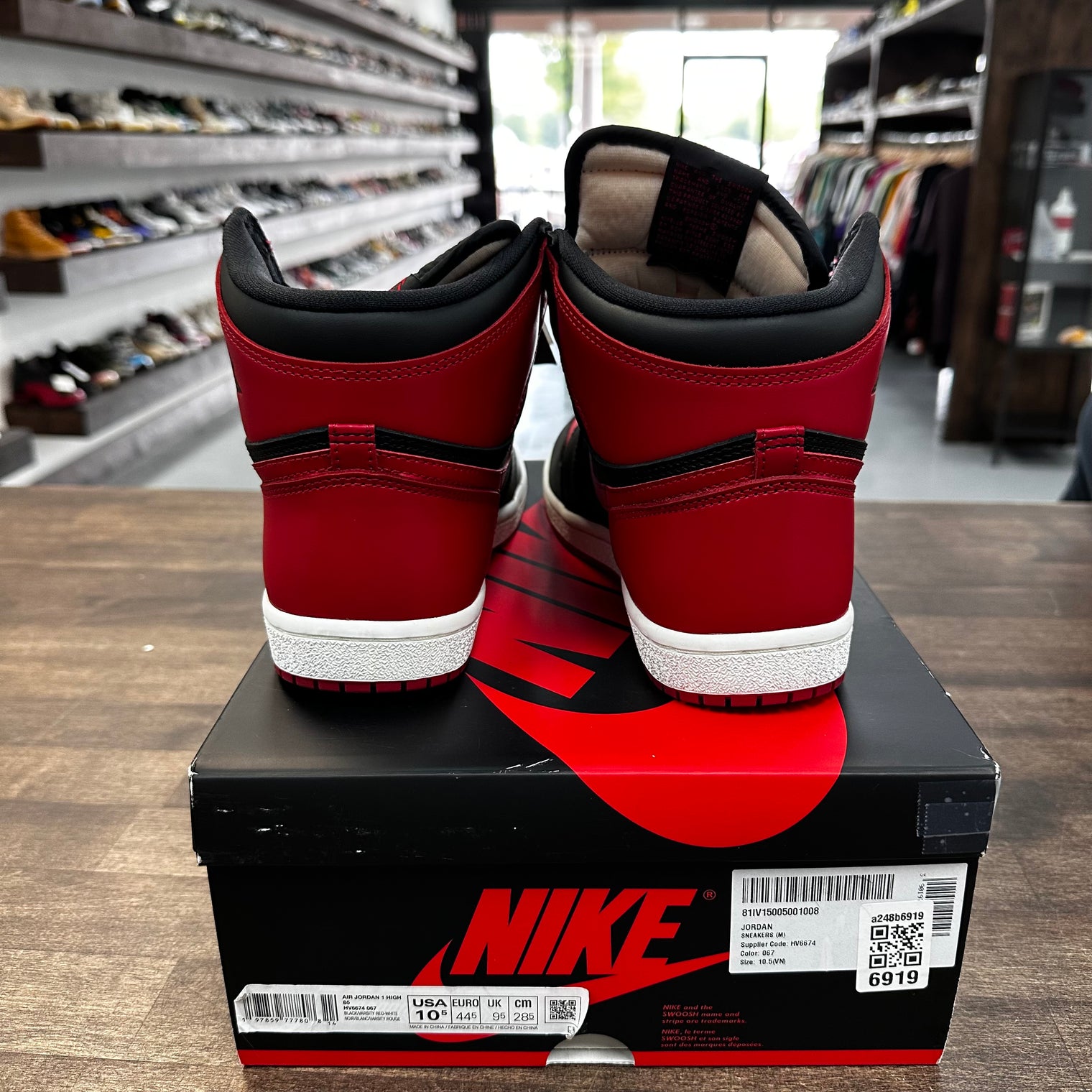 Bred Jordan 1 High 85 (Lightly Worn)