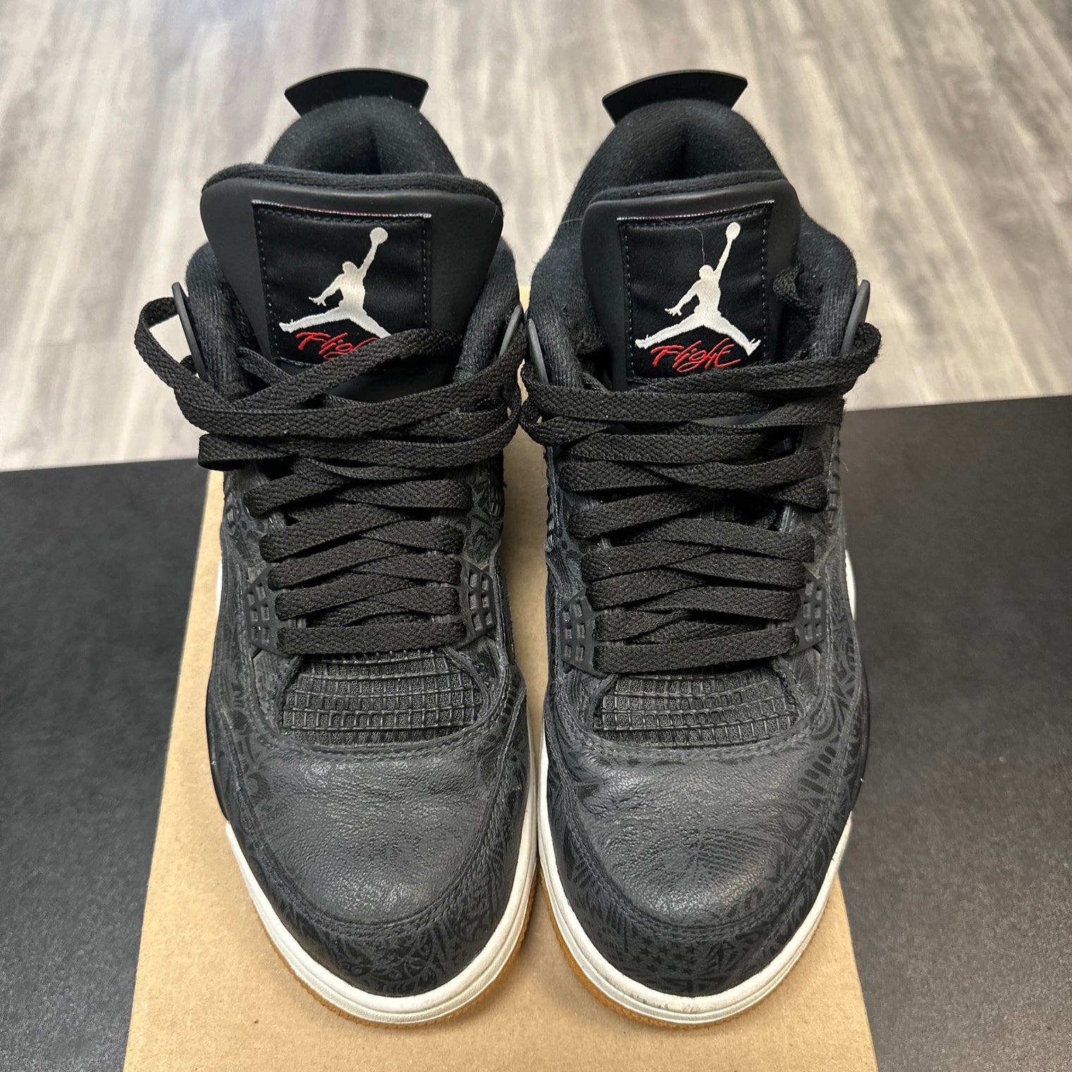 Laser Jordan 4 (USED;NO INSOLE;NO BOX)