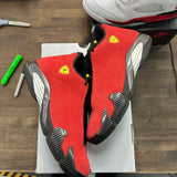 Jordan 14 Retro Ferrari (2025) (US 11.5) (USED) Size 11.5 (Pre-Owned) - Image 1
