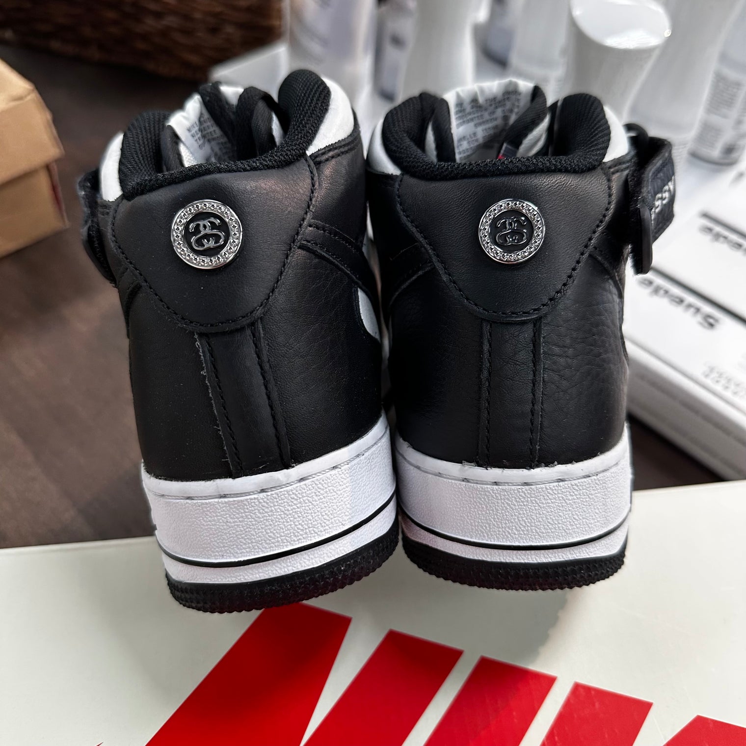 Stussy Nike Air Force 1 Mid Black