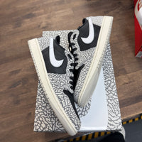 Black Cement Jordan 1 Low (USED)