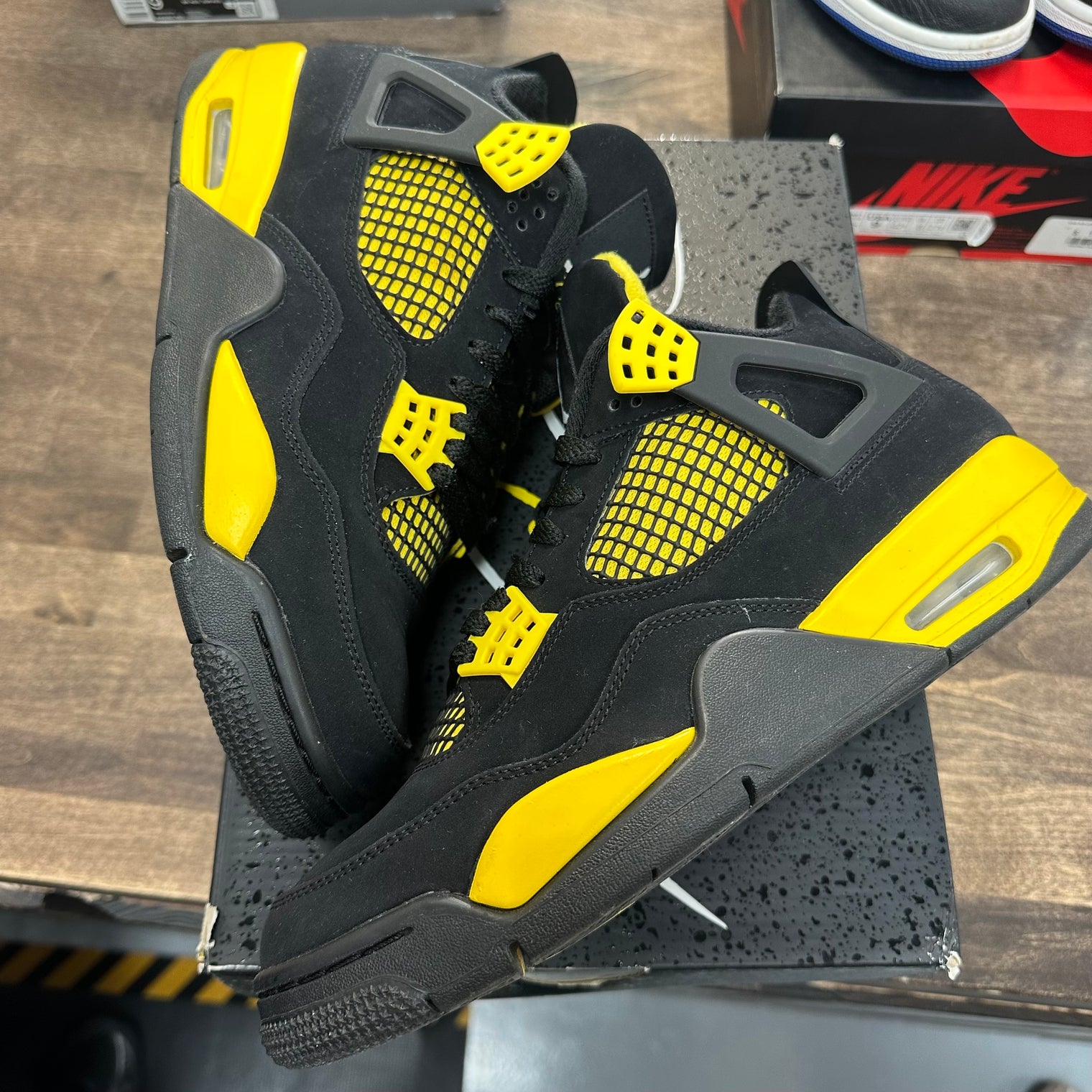 Yellow Thunder Jordan 4 Retro (USED)