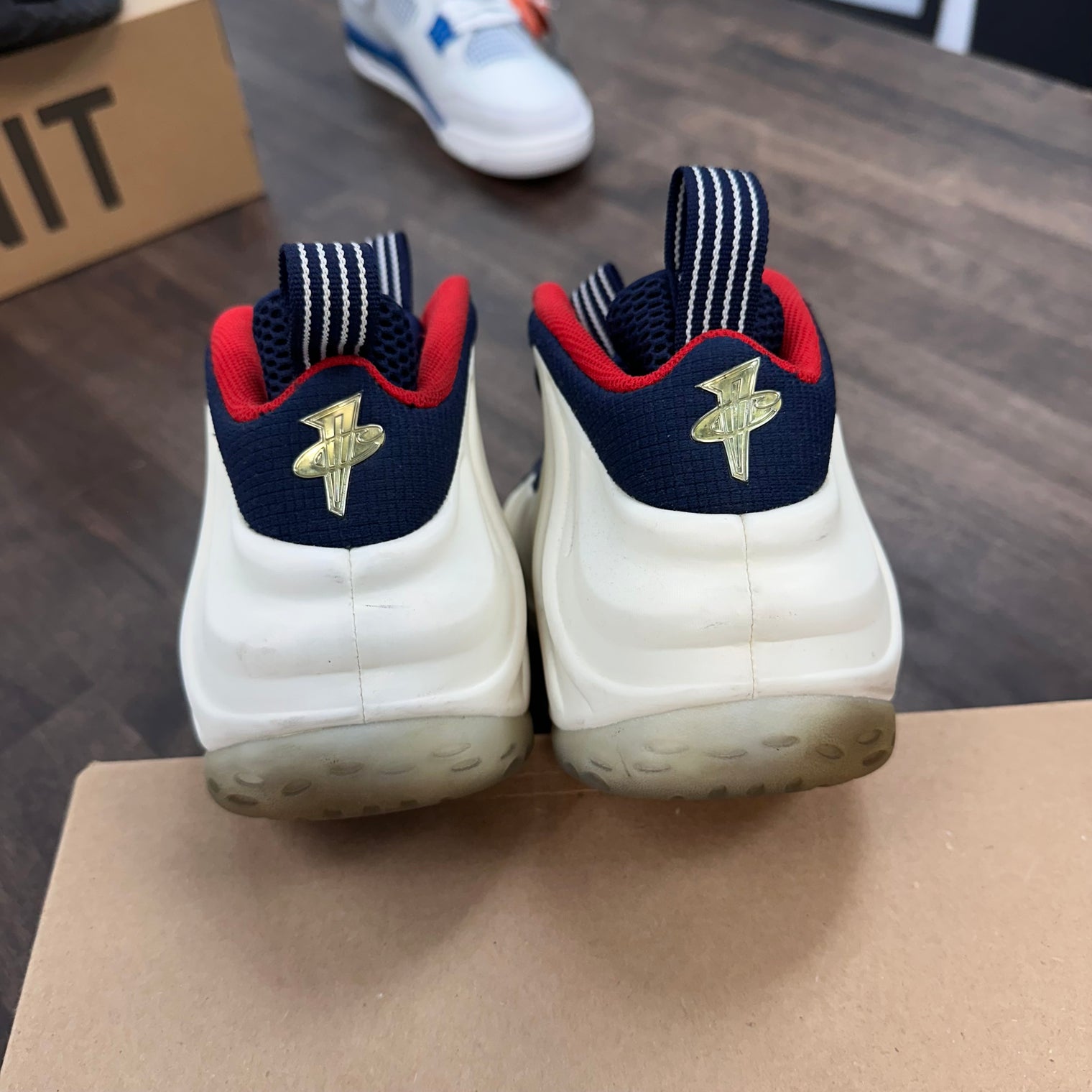 Olympic Nike Foamposite One (USED,No Box)