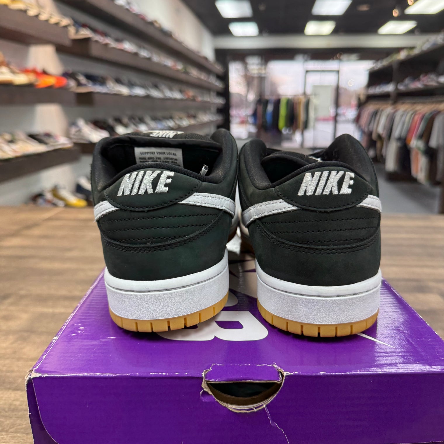 Black Gum Nike SB Dunk Low Pro (USED)