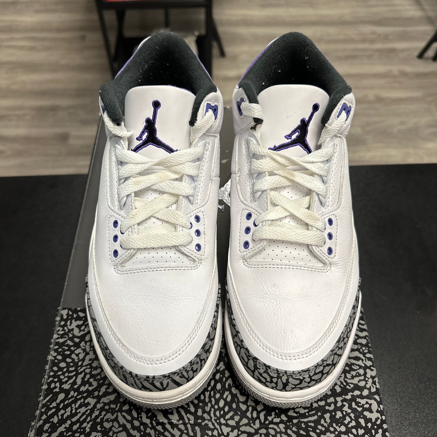 Dark Iris Jordan 3 (USED)